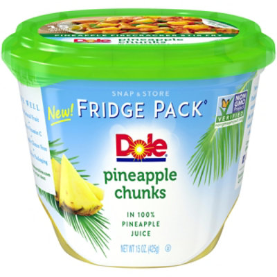 Dole Pineapple Chunks 100% Juice - 15 Oz - Image 3
