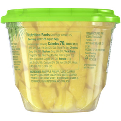 Dole Pineapple Chunks 100% Juice - 15 Oz - Image 6