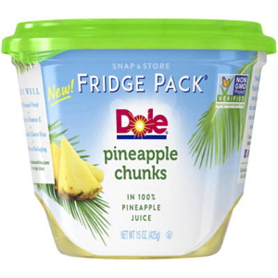 Dole Pineapple Chunks 100% Juice - 15 Oz - Image 2