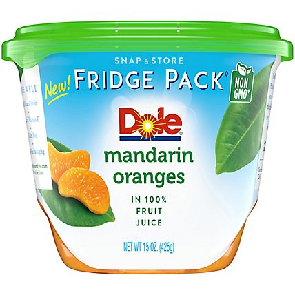 Dole Mandarin Oranges In Fruit Juice Fridge Pack - 15 Oz - Image 2