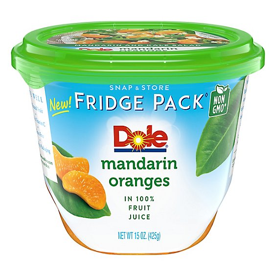 Dole Mandarin Oranges In Fruit Juice Fridge Pack - 15 Oz