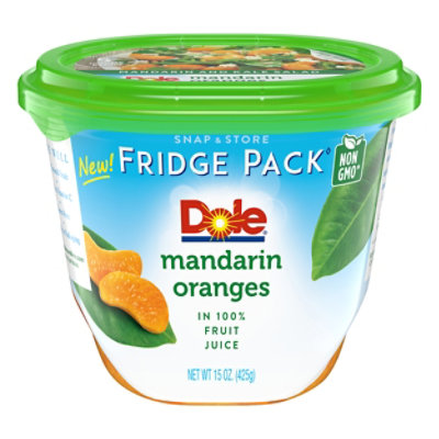 Dole Mandarin Oranges In Fruit Juice Fridge Pack - 15 Oz