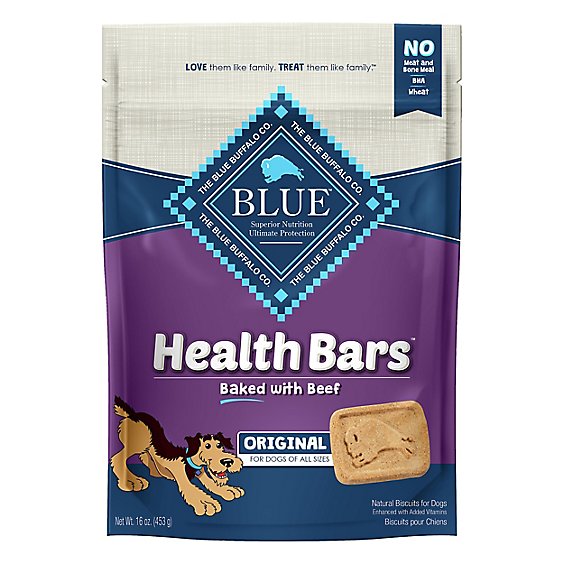 Blue Buffalo Health Bars Beef - 16 Oz