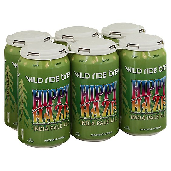 Wild Ride Hippy Haze Ipa In Cans - 6-12 Fl. Oz.