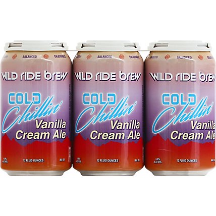 Wild Ride Cold Chillin Vanilla Cream Ale In Cans - 6-12 Fl. Oz. - Image 2