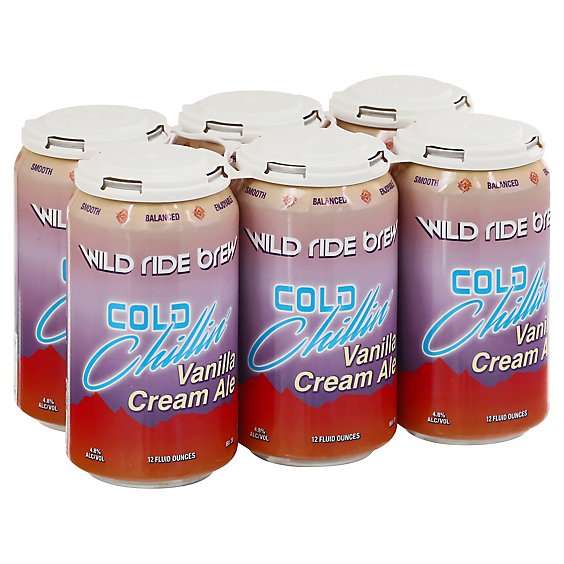 Wild Ride Cold Chillin Vanilla Cream Ale In Cans - 6-12 Fl. Oz.