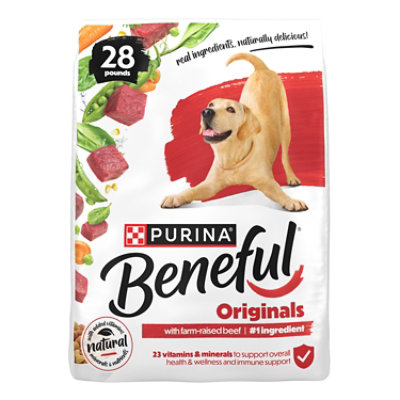 Purina Beneful Originals Beef Dry Dog Food 28 Lbs