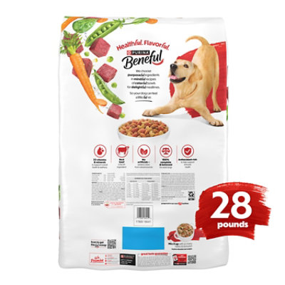 Purina Beneful Originals Beef Dry Dog Food - 28 Lbs - Image 3