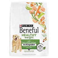 Purina Beneful Dog Food Dry Healthy Weight With Real Chicken - 14 Lb - Image 2
