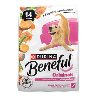 Purina Beneful Originals Salmon Dry Dog Food - 14 Lbs - Image 1