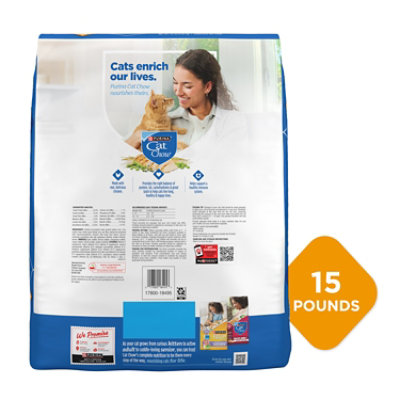 Purina Cat Chow Complete High Protein Dry Cat Food With Real Chicken - 15 Lb - Image 3