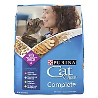 Cat Chow Complete Chicken Dry Cat Food - 15 Lbs - Image 1