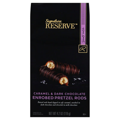 Signature RESERVE Pretzel Rod Enrobed Caramel & Dark Chocolate - 4.2 Oz - Image 2