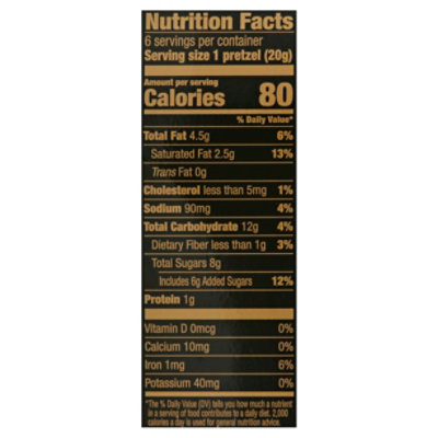 Signature RESERVE Pretzel Rod Enrobed Caramel & Dark Chocolate - 4.2 Oz - Image 3