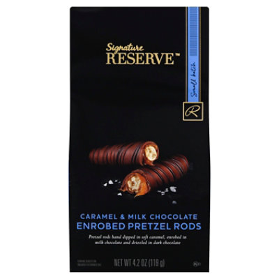 Signature RESERVE Pretzel Rod Enrobed Caramel & Milk Chocolate - 4.2 Oz - Image 3