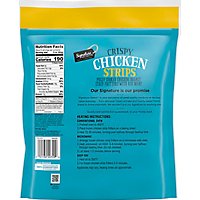 Signature SELECT Crispy Chicken Strips Fully Cooked Chicken Breast With Rib Meat Frozen - 25 Oz - Image 3