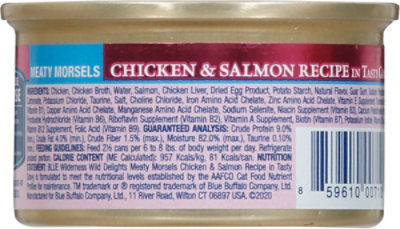 Blue Wilderness Wild Delights Cat Food Chicken & Salmon In Tasty Gravy - 3 Oz - Image 5