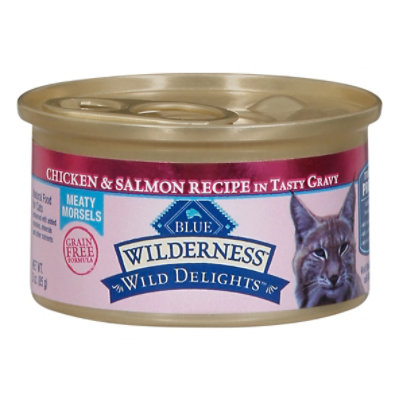 Blue Wilderness Wild Delights Cat Food Chicken & Salmon In Tasty Gravy - 3 Oz - Image 2