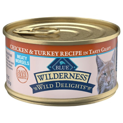 Blue Wilderness Wild Delights Cat Food Chicken & Turkey In Tasty Gravy - 3 Oz - Image 2