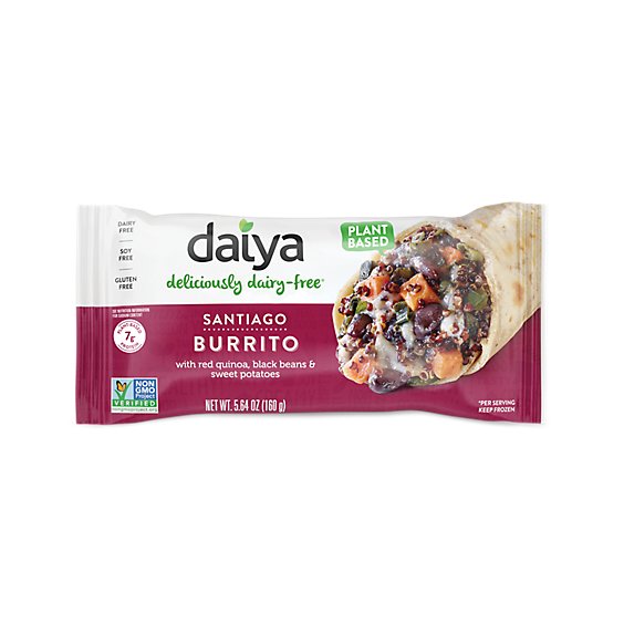 Daiya Dairy Free Gluten Free Santiago Vegan Burrito - 5.64 Oz
