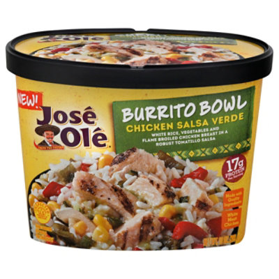 Jose Ole Burrito Bowl Chicken Salsa Verde 10 Oz Safeway