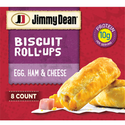 Jimmy Dean Egg Ham & Cheese Biscuit Roll-Ups 8 Count - Image 1