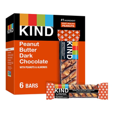 KIND Bar Peanut Butter Dark Chocolate - 6-1.4 Oz - Image 1