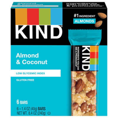 KIND Bar Almond & Coconut - 6-1.4 Oz