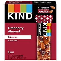 KIND Bar Cranberry Almond With Macadamia Nuts - 6-1.4 Oz - Image 2
