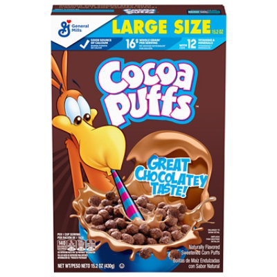 General Mills Cocoa Puffs Frosted Large Size - 15.2 Oz - Image 3