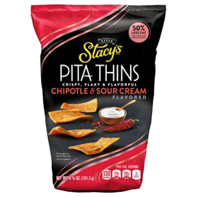 Stacys Pita Thins Chipotle & Sour Cream - 6.75 Oz