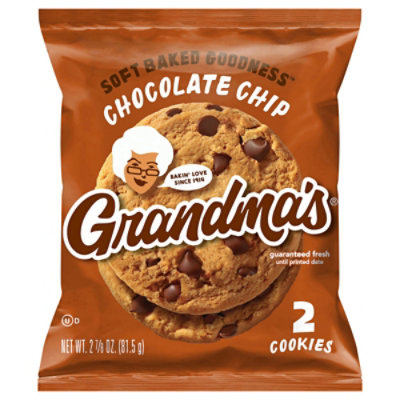 Grandmas Cookies Chocolate Chip - 2.875 Oz - Image 1