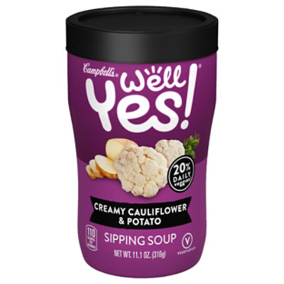 Campbells Well Yes! Soup Sipping Cauliflower & Roasted Potato - 11.1 Oz