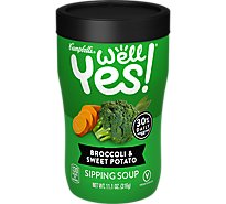Campbells Well Yes! Soup Sipping Broccoli & Sweet Potato - 11.1 Oz