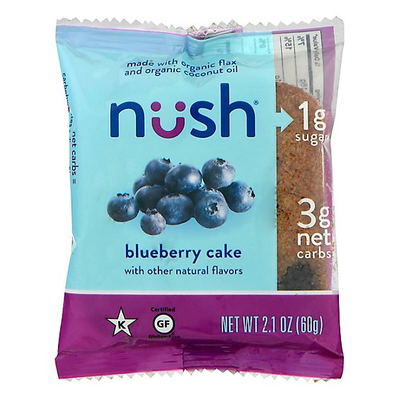 Nush Cake Blueberry - 2.1 Oz
