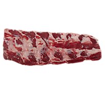 Choice Beef Back Ribs Previously Frozen Service Case - 3.75 Lbs