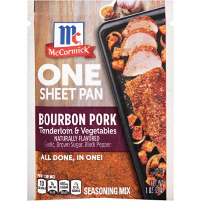 McCormick Bourbon Pork Tenderloin & Vegetables One Sheet Pan Seasoning Mix - 1 Oz