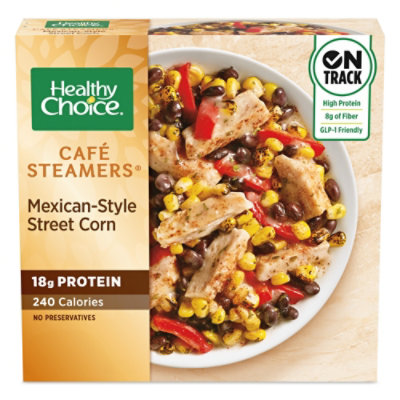 Healthy Choice Cafe Steamers Mexican Style Street Corn Frozen Meal - 9.25 Oz - Image 1