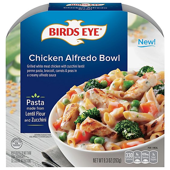 Birds Eye Chicken Alfredo Bowl Wit Vegetable Pasta - 9.3 Oz