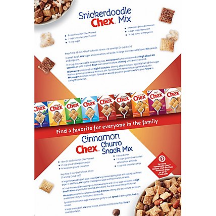 Cinnamon Chex Cereal Rice Sweetened With Real Cinnamon Gluten Free - 12 Oz - Image 6