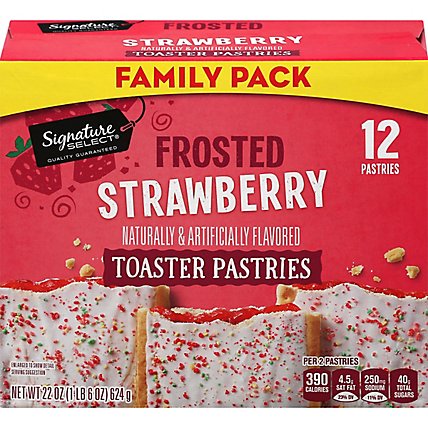 Signature Select Toaster Pastry Strawbrry Family Pk - 22 Oz - Image 3