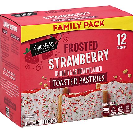 Signature Select Toaster Pastry Strawbrry Family Pk - 22 Oz - Image 1