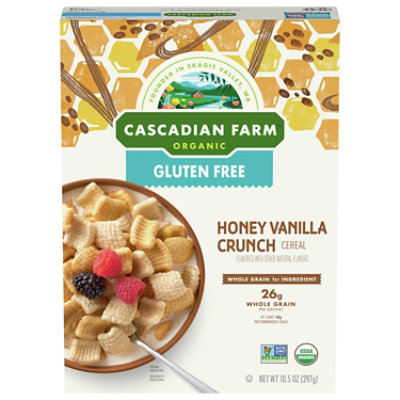 Cascadian Farm Organic Cereal Honey Vanilla Crunch - 10.5 Oz - Image 3