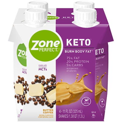 ZonePerfect Keto Shake Ready To Drink Butter Coffee - 4-11 Fl. Oz. - Image 3