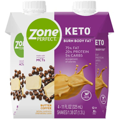 ZonePerfect Keto Shake Ready To Drink Butter Coffee - 4-11 Fl. Oz. - Image 2