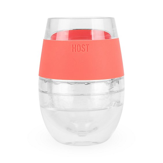 Wine Freeze Cooling Cup In Coral - 1 Each