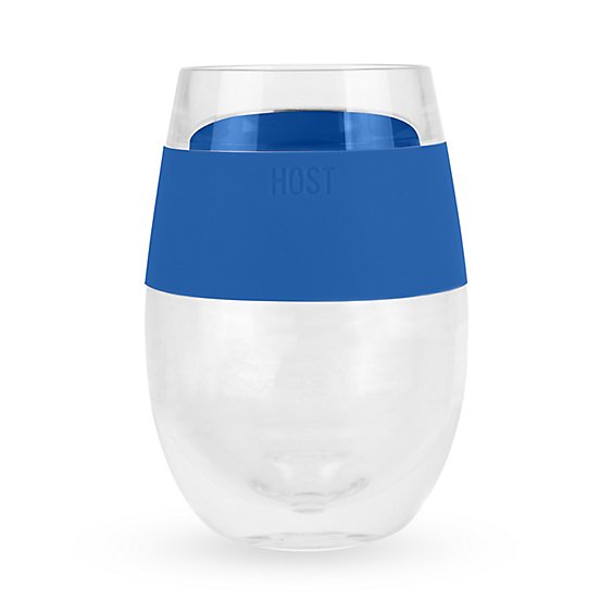 Wine Freeze Cooling Cup In Blue - 1 Each