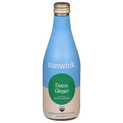 Sunwink Sparkling Detox Ginger - 12 Fl. Oz.