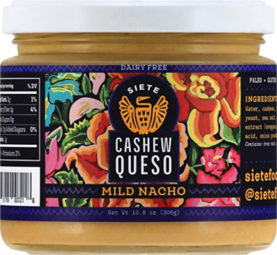 Siete Dairy Free Mild Nacho Cashew Queso - 10.8 Oz - Image 2
