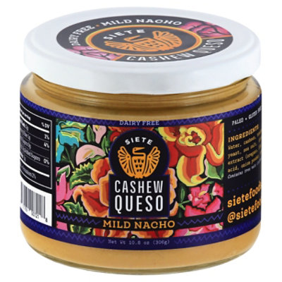 Siete Dairy Free Mild Nacho Cashew Queso - 10.8 Oz